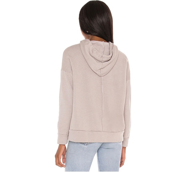Free People Work It Out Hoodie in Grey Size Medium - Picture 2 of 7